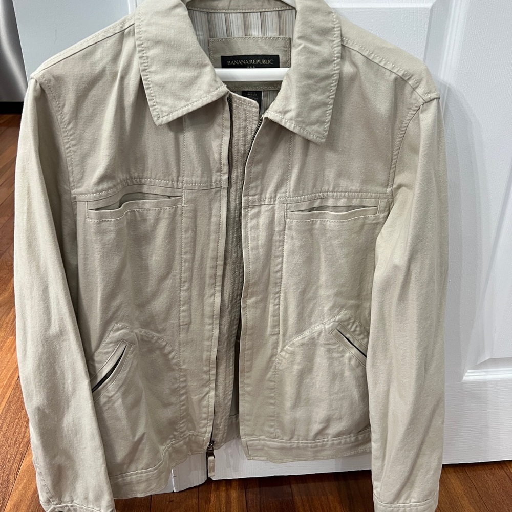 Banana Republic Men's Beige Lightweight Jacket